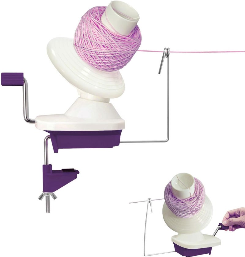 plzzree Yarn Ball Winder for Crocheting: Yarn Winder for Crocheting & Yarn Spinner for Knitting Hand Operated - Image 1